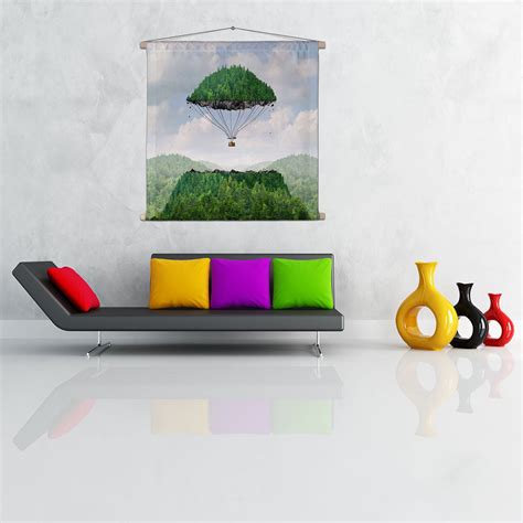 ArtzFolio Imagination Concept Art Fabric Painting Tapestry Scroll Art ...