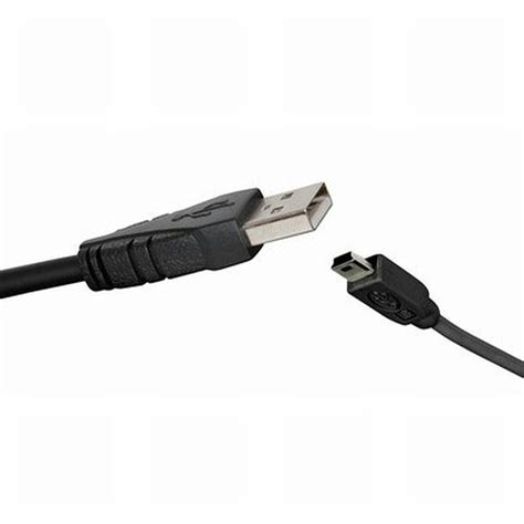 0.5m USB 2.0 A male to 5-Pin Mini-B Cable | Jaycar Australia