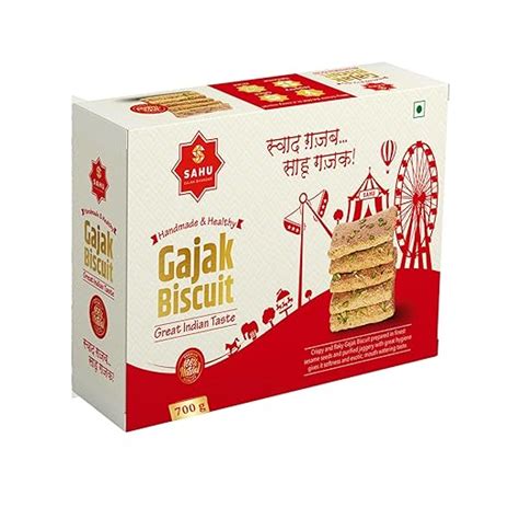 SAHU GAJAK BHANDAR: Rajasthani Homemade Gajak 700g | Authentic Jaggery ...