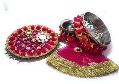 GiftsBouquet Karwachauth Thali Set I Karvachauth I Karwa chauth I Karva ...