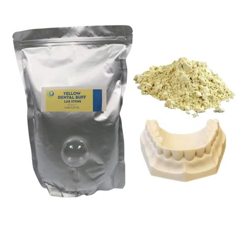 Buy 5 lb - Dental Yellow Buff Stone - Gypsum Type III - All Purpose ...