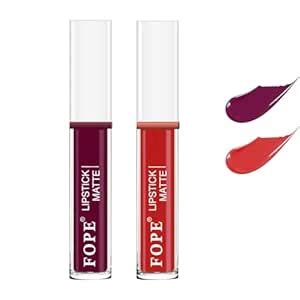 Buy FOPE Stay Matte Liquid Lipsticks Set of 2 For women and Girls ...