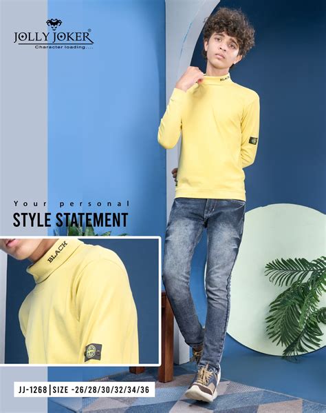 Vol 1268 Jolly Joker Cotton Boys Tshirt – Kavya Style Plus