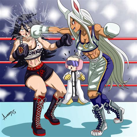 Midnight vs. Mirko by Josuegnr1993 by MasterSaruwatari on DeviantArt