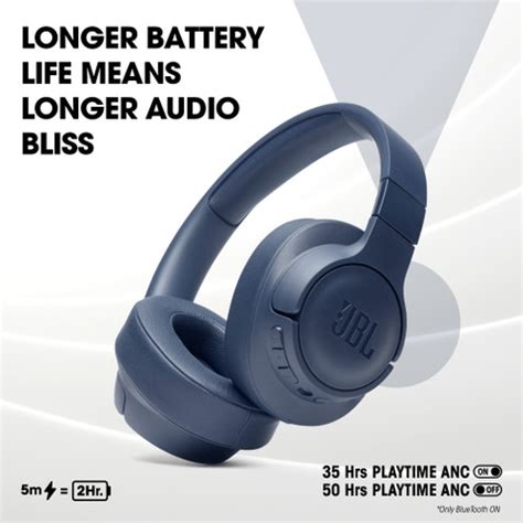 JBL Tune 760NC Active Noise Cancelling, 50 Hr Playtime, Fast Pair ...