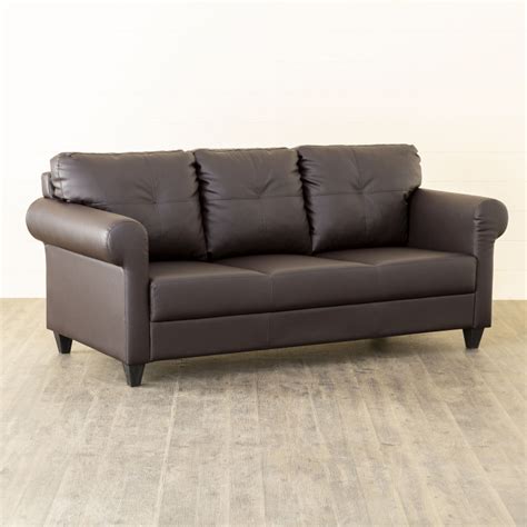Buy Helios Roslyn 3+1 Sofa Set - Dark Brown - Brown from Helios by Home ...