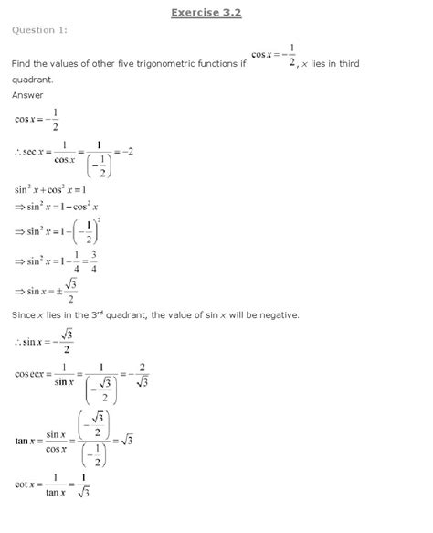Trigonometric Functions Class 11 Maths Example Sums Vedantu 的图像结果