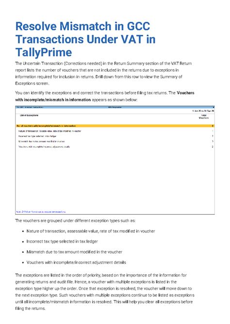 Gcc vat resolve exceptions tally - The Uncertain Transaction ...