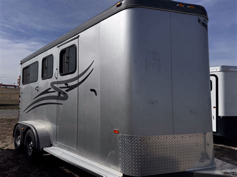 Used 2019 Hawk 2H Straight Load Horse Trailer for sale in Three Forks, MT