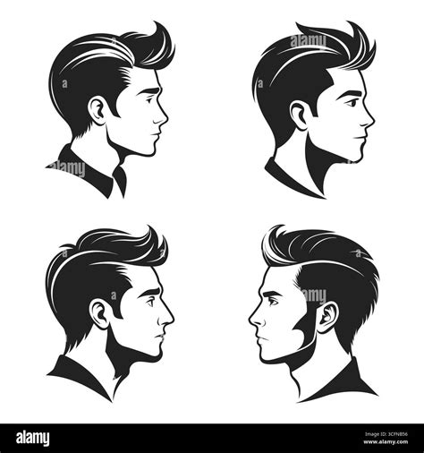 Side view black guy Stock Vector Images - Alamy