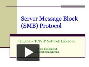 Image result for Server Message Block Protocol