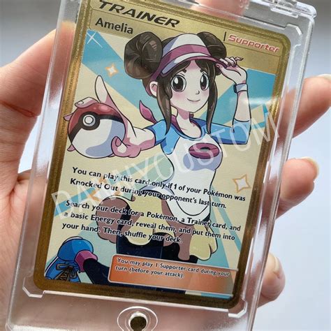 Pokemon Card Custom Pokemon Trainer Card Personalized - Etsy
