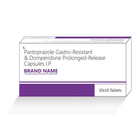 Pantoprazole 40mg + Domperidone 30mg SR Capsules Yakshitam pharmaceuti