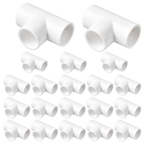 Milkary 20 Pack 3/4” 3 Way PVC Pipe Fittings Connector, Furniture Build ...