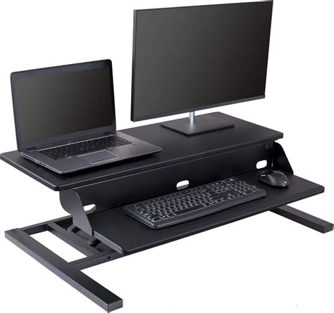 Buy Stand Up Desk Store Power Pro Electric Adjustable Height Two Tier ...