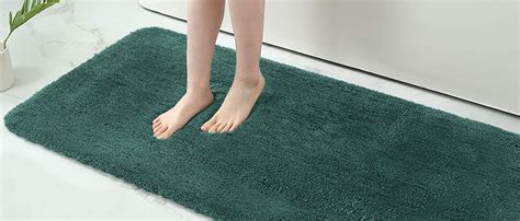 Buy Luxe Home Bath Mat, Doormat 2000 GSM Soft Microfiber Water ...