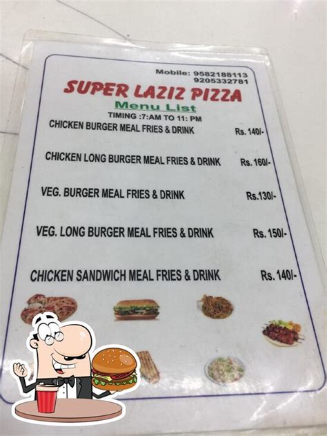 Menu at Al Mehran, Delhi