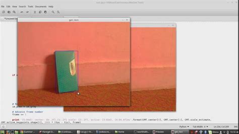 Python Object Tracking Tutorial 的图像结果