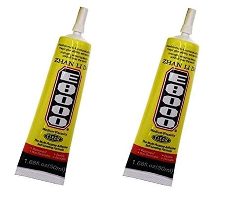 KEERTAN KALP PACK OF 2 E-8000 Multi-Purpose Transparent Adhesive Glue ...