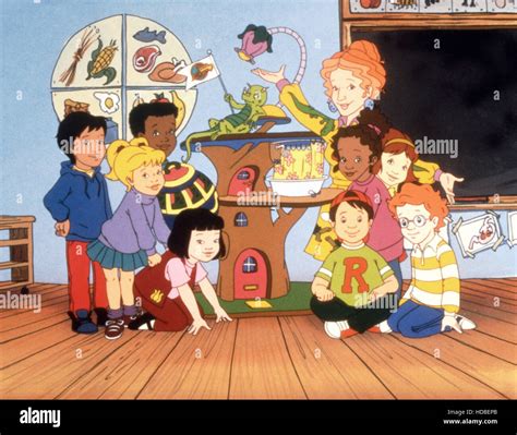 THE MAGIC SCHOOL BUS, (top row): Liz, Ms. Valerie Frizzle, (middle ...