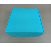 Blue Gift Box 6x6x2 , Folding type, Cardboard Box