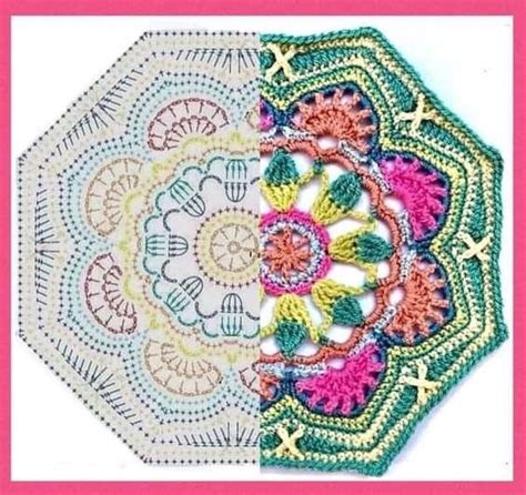 Persian Tile Crochet Tutorial 的图像结果