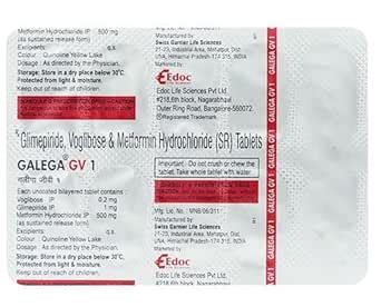 GALEGA GV 1 - Strip of 10 Tablets : Amazon.in: Health & Personal Care