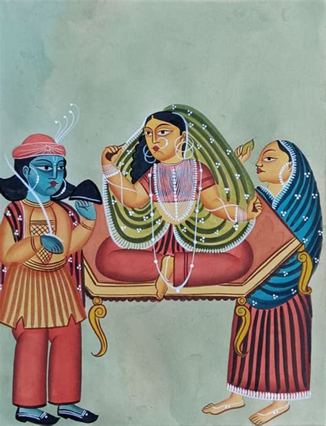 Hasir Chitrakar- Kalighat Artist