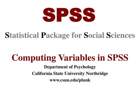 Image result for SPSS Calculation