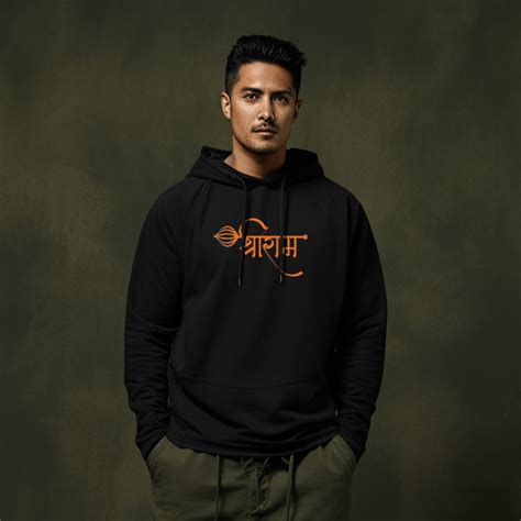 Hanuman Ji Design Printed Hoodie for Men – Prabhubhakti
