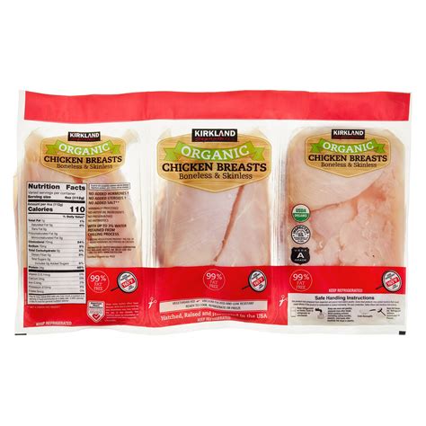 Kirkland Signature Organic Chicken Breasts Boneless Skinless at Evelyn ...