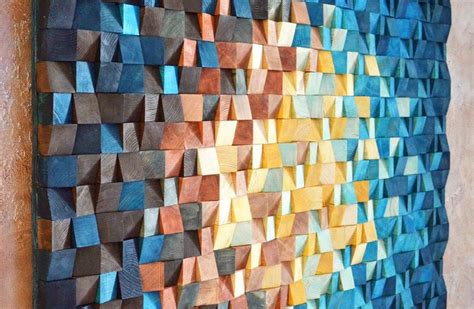The Splendid Universe Wood Mosaic Wall Decor – Saajawat