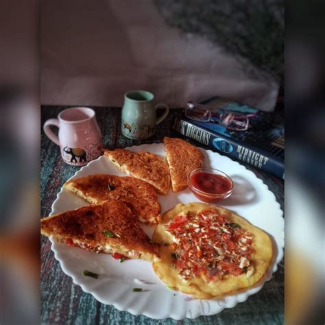 Breadless Sandwich/Eggless omelet recipe - GoToChef