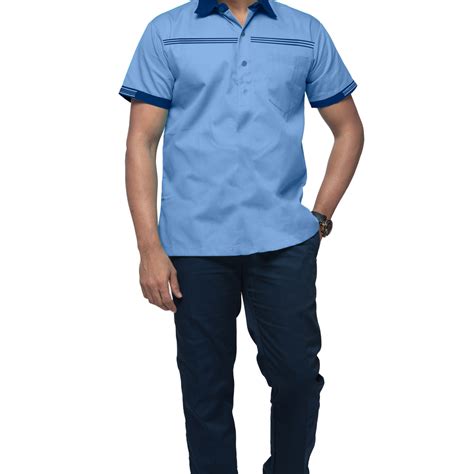 Male Support Staff - MSS02 - Ocean Blue – Uniform Craft