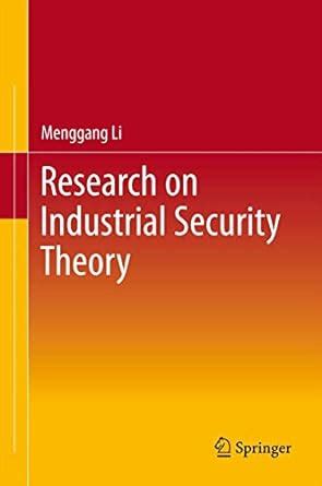 Buy Research on Industrial Security Theory Book Online at Low Prices in ...
