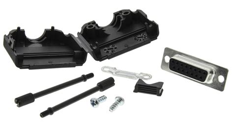 MHDPPK15-DB15S-K MH Connectors | MH Connectors MHDPPK 15 Way Straight D ...