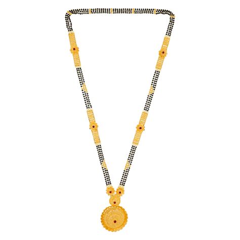 Charming 22K Gold Long Mangalsutra – WHP Jewellers