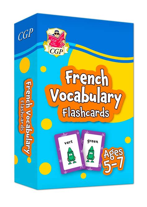 French Vocabulary Flashcards for Ages 5-7 (with Free Online Audio) (CGP ...