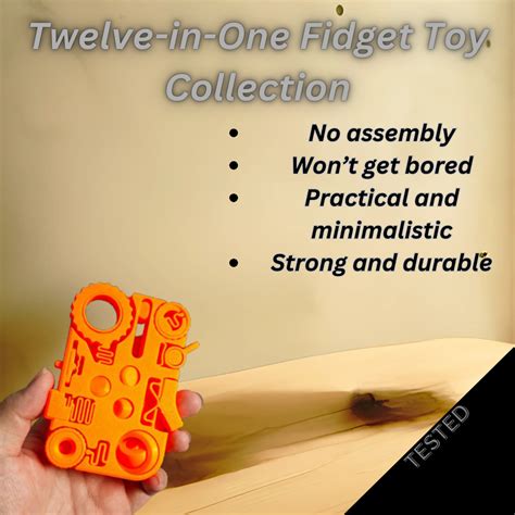 Twelve-in-One Fidget Toy Collection by Genginator1386 | Download free STL model | Printables.com