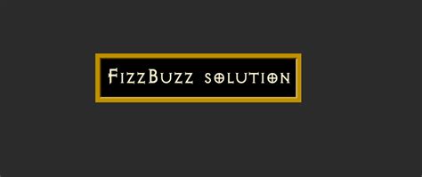 FizzBuzz JavaScript 的图像结果