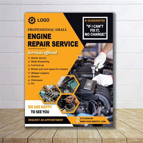 Image result for Small Engine Repair Flyer
