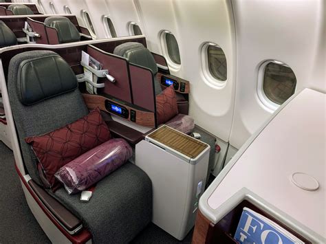 Qatar Airways A330-200 Business Class Review with the Entire Cabin
