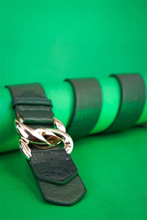 Stylish Crocodile Textured Women's Leather Belt | Nolabels