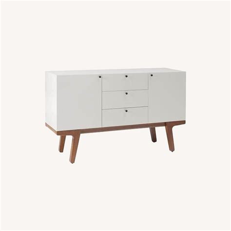 West Elm Modern Sideboard Buffet Credenza - AptDeco