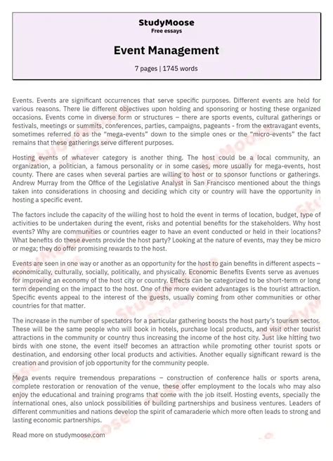 Image result for Event Essay Example