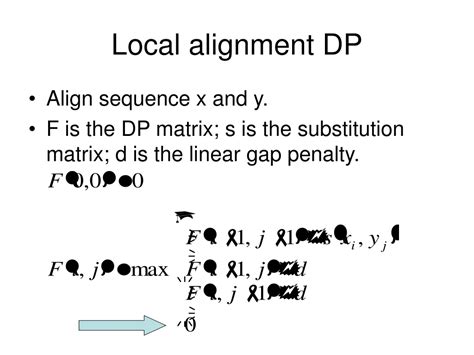 Image result for Local Sequence Alignment