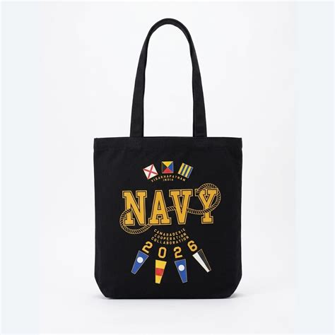 The Indian Navy: Signal Flags Tote Bag – Visakhapatnam Edition – A47