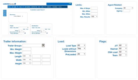 Heavy Haul Load Board - Landstar Independent Trucking Jobs