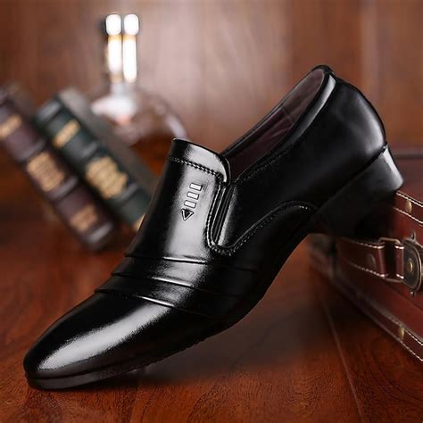 Men's Loafers & Slip-Ons Dress Shoes Leatherette Loafers Business ...