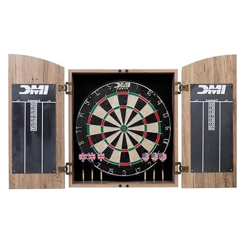 DMI Sports Dublin Bristle Dartboard Cabinet Set : Amazon.in: Sports ...